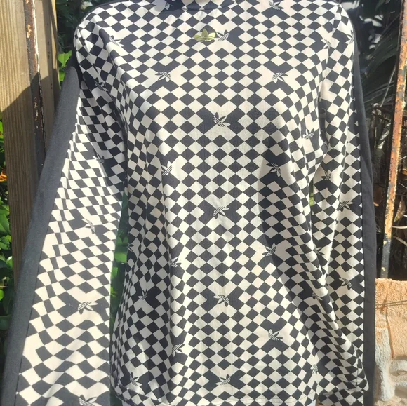 Adidas Rare Logo Print Graphic Turtleneck M/L - Picture 2 of 10